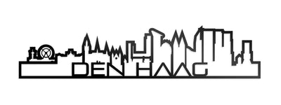 Standing Skyline Shape Den Haag Zwart Glanzend