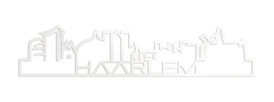 Standing Skyline Shape Haarlem Wit Glanzend