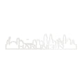 Standing Skyline Shape Harlingen White Glossy