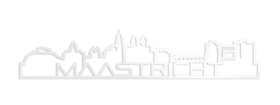 Standing Skyline Shape Maastricht Wit Glanzend
