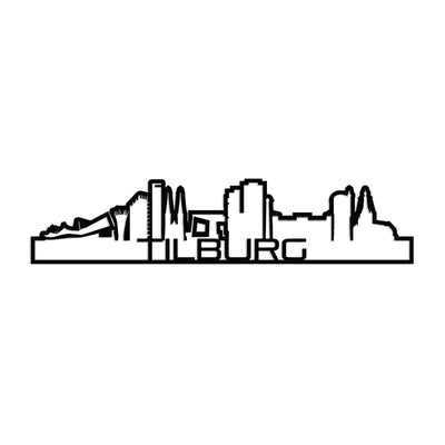 Standing Skyline Shape Tilburg Black