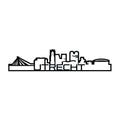 Standing Skyline Shape Utrecht Black
