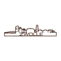 Standing Skyline Shape Zwolle Noten