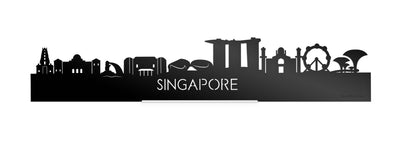 Standing Skyline Singapore Black Glossy