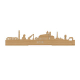 Standing Skyline Spijk-Zevenaar Bamboe houten cadeau decoratie relatiegeschenk van WoodWideCities