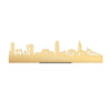 Standing Skyline Stadskanaal Goud Metallic 40 cm houten cadeau decoratie relatiegeschenk van WoodWideCities