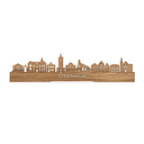 Standing Skyline Steenwijk Eiken houten cadeau decoratie relatiegeschenk van WoodWideCities