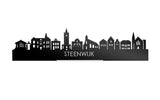 Standing Skyline Steenwijk Zwart Glanzend