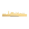 Standing Skyline Terschelling Goud Metallic 40 cm houten cadeau decoratie relatiegeschenk van WoodWideCities