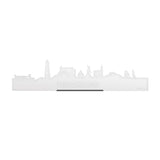 Standing Skyline Terschelling Wit Glanzend 40 cm houten cadeau decoratie relatiegeschenk van WoodWideCities