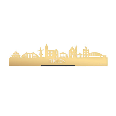 Standing Skyline Tholen Gold Metallic