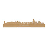 Standing Skyline Tubbergen Bamboe houten cadeau decoratie relatiegeschenk van WoodWideCities
