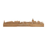 Standing Skyline Tubbergen Eiken houten cadeau decoratie relatiegeschenk van WoodWideCities