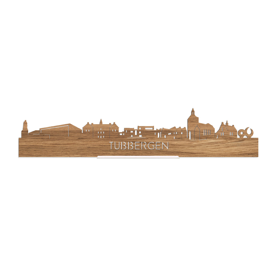 Standing Skyline Tubbergen Eiken houten cadeau decoratie relatiegeschenk van WoodWideCities
