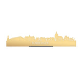 Standing Skyline Tubbergen Metallic Goud gerecycled kunststof cadeau decoratie relatiegeschenk van WoodWideCities