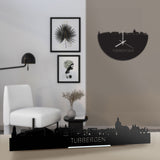 Standing Skyline Tubbergen Zwart glanzend gerecycled kunststof cadeau decoratie relatiegeschenk van WoodWideCities