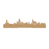 Standing Skyline Urk Bamboe houten cadeau decoratie relatiegeschenk van WoodWideCities