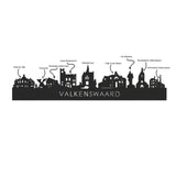 Standing Skyline Valkenswaard Noten houten cadeau decoratie relatiegeschenk van WoodWideCities