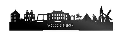 Standing Skyline Voorburg Zwart Glanzend