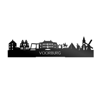 Standing Skyline Voorburg Zwart Glanzend