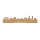 Standing Skyline Vriezenveen Bamboe houten cadeau decoratie relatiegeschenk van WoodWideCities
