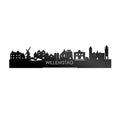 Standing Skyline Willemstad Black Glossy