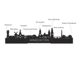 Standing Skyline Winschoten Eiken houten cadeau decoratie relatiegeschenk van WoodWideCities