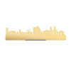 Standing Skyline Zaanstreek Goud Metallic 40 cm houten cadeau decoratie relatiegeschenk van WoodWideCities