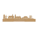 Standing Skyline Zevenbergen Bamboe houten cadeau decoratie relatiegeschenk van WoodWideCities