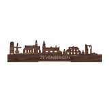 Standing Skyline Zevenbergen Noten houten cadeau decoratie relatiegeschenk van WoodWideCities