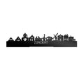 Standing Skyline Zundert Zwart Glanzend