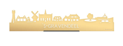 Standing Skyline 's-Gravendeel Gold Metallic