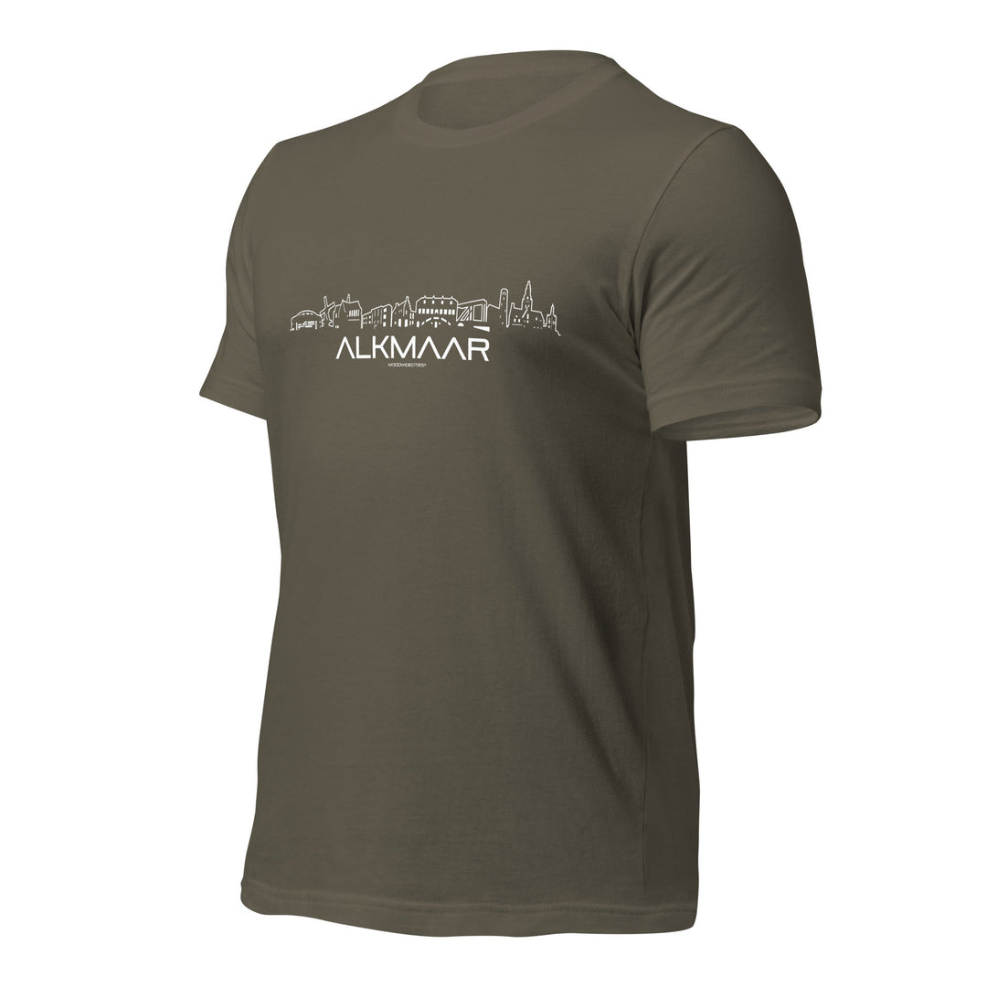 T-Shirt Alkmaar houten cadeau decoratie relatiegeschenk van WoodWideCities
