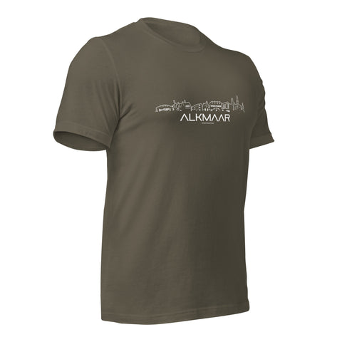 T-Shirt Alkmaar houten cadeau decoratie relatiegeschenk van WoodWideCities