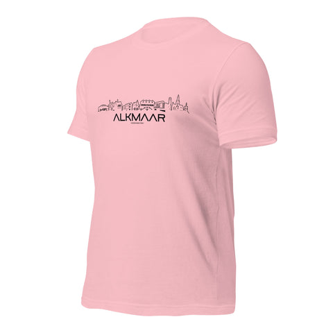 T-Shirt Alkmaar houten cadeau decoratie relatiegeschenk van WoodWideCities