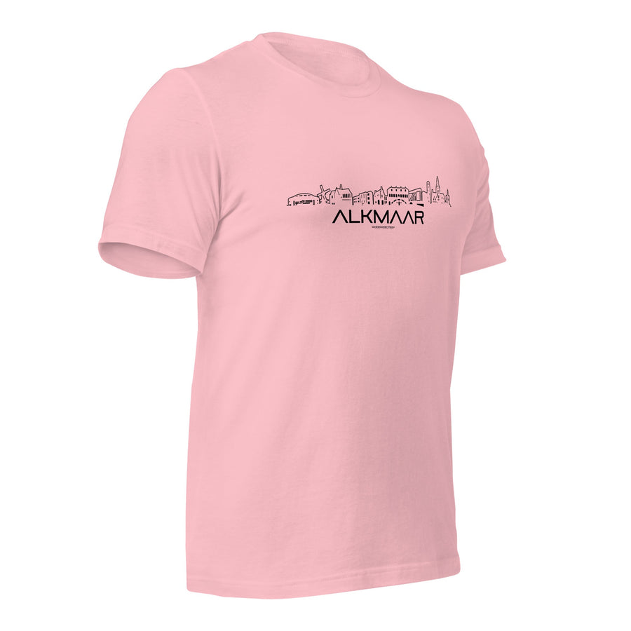 T-Shirt Alkmaar houten cadeau decoratie relatiegeschenk van WoodWideCities