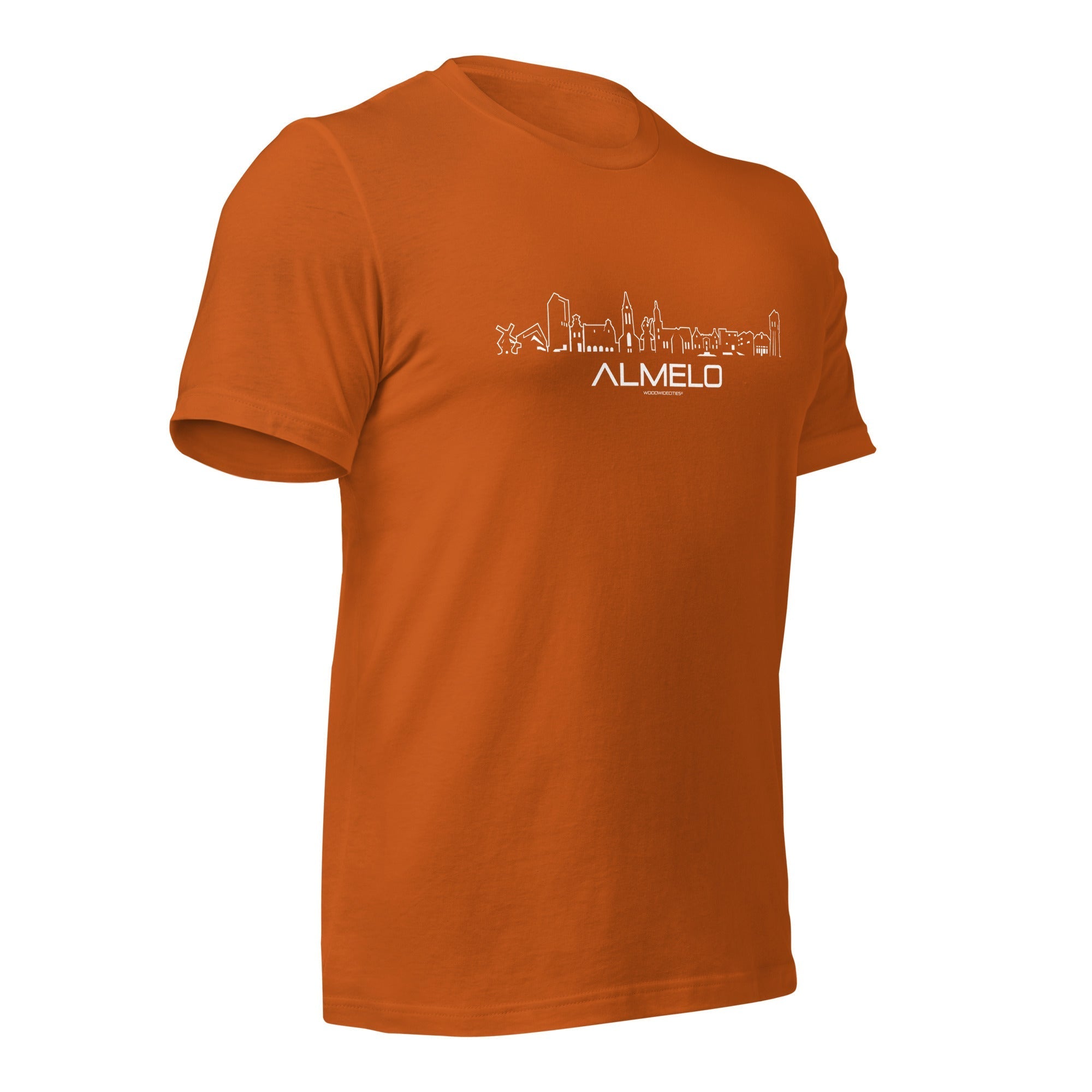 T-Shirt Almelo houten cadeau decoratie relatiegeschenk van WoodWideCities