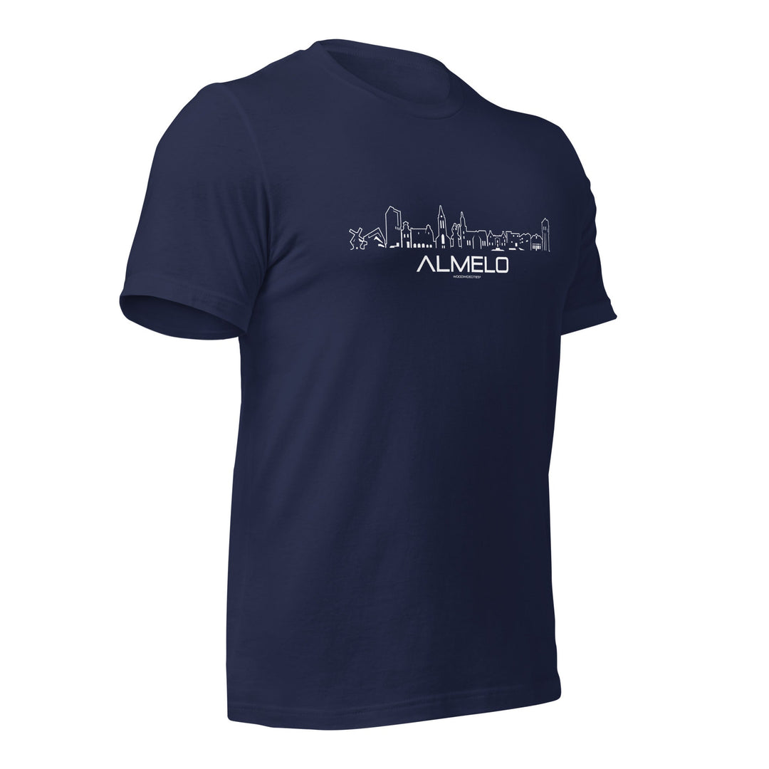 T-Shirt Almelo houten cadeau decoratie relatiegeschenk van WoodWideCities