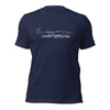 T-Shirt Amsterdam Navy S houten cadeau decoratie relatiegeschenk van WoodWideCities