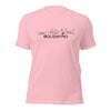 T-Shirt Bolsward Pink S houten cadeau decoratie relatiegeschenk van WoodWideCities