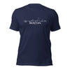 T-Shirt Boston Marineblauw S houten cadeau decoratie relatiegeschenk van WoodWideCities
