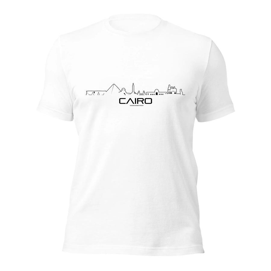 T-Shirt Cairo cadeau voor elke citylover decoratie kleding relatiegeschenk van WoodWideCities