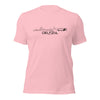 T-Shirt Delfzijl Pink S houten cadeau decoratie relatiegeschenk van WoodWideCities