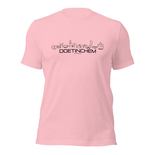 T-Shirt Doetinchem Pink S houten cadeau decoratie relatiegeschenk van WoodWideCities