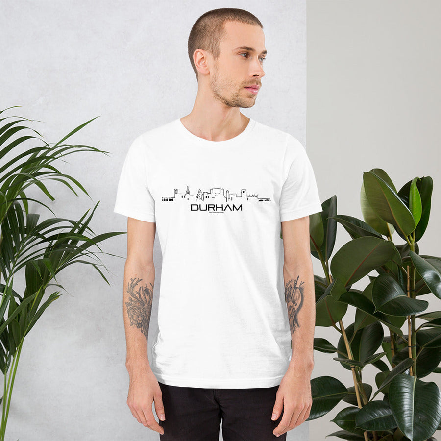 T-Shirt Durham houten cadeau decoratie relatiegeschenk van WoodWideCities