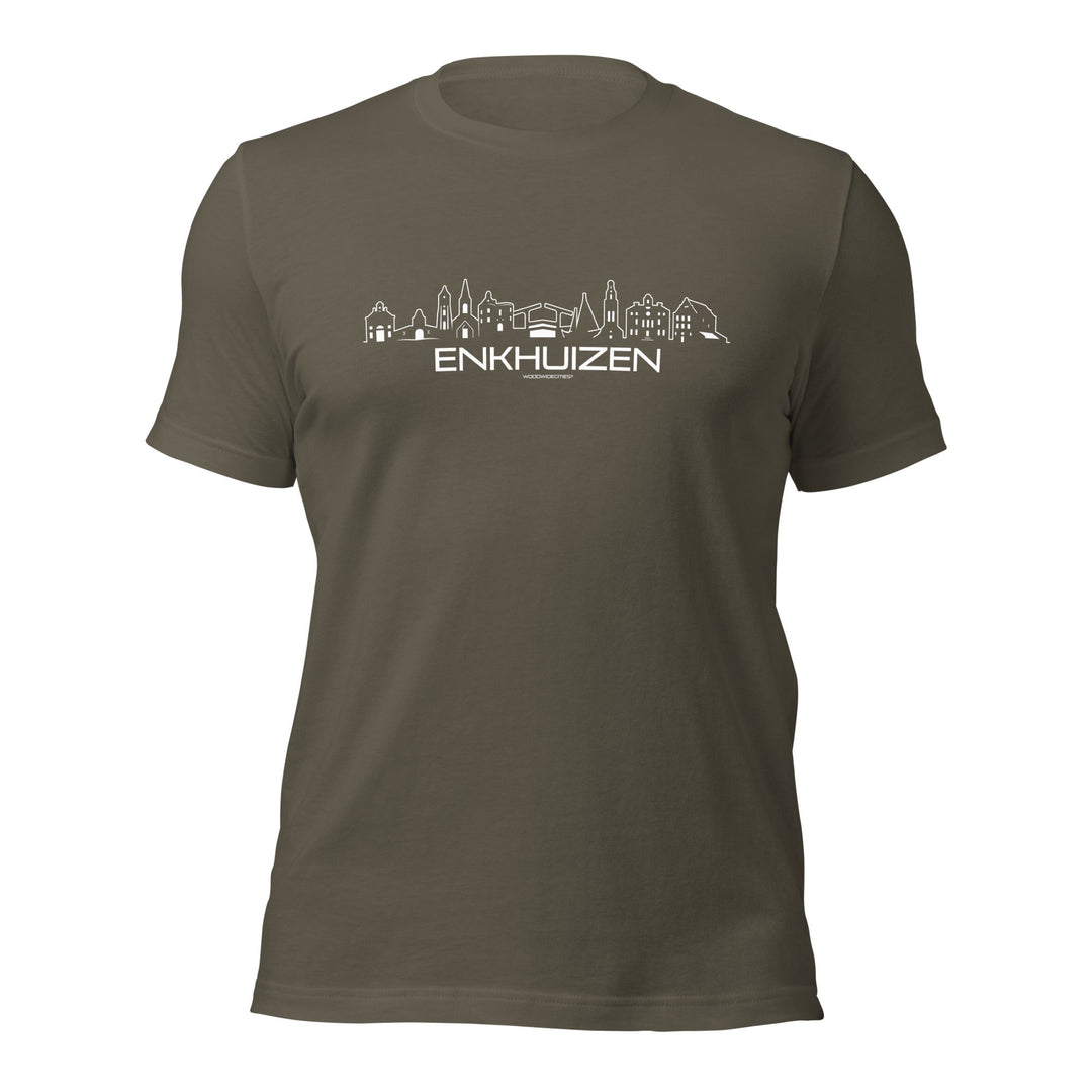 T-Shirt Enkhuizen Army S houten cadeau decoratie relatiegeschenk van WoodWideCities