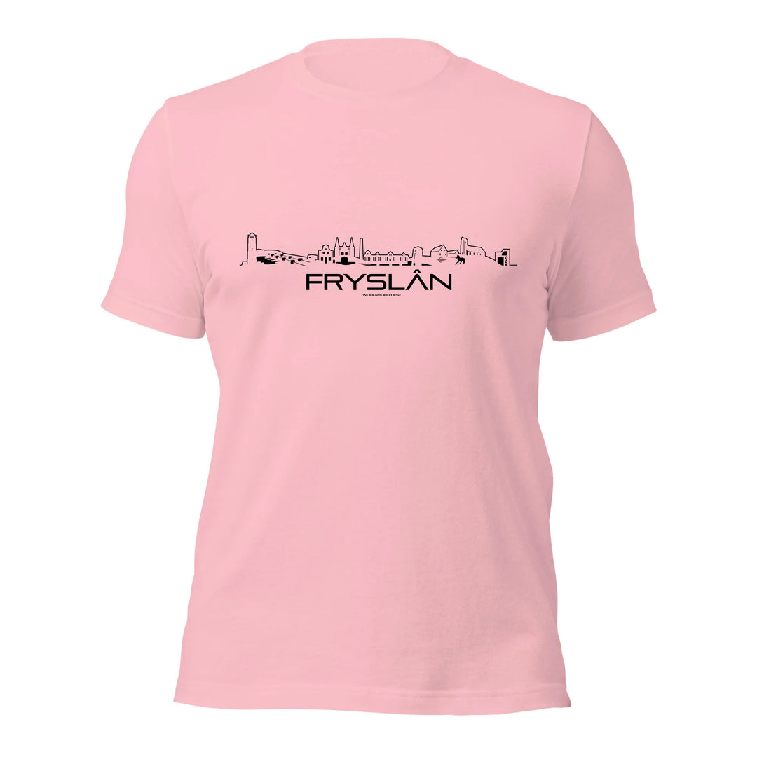 T-Shirt Fryslan cadeau voor elke citylover decoratie kleding relatiegeschenk van WoodWideCities