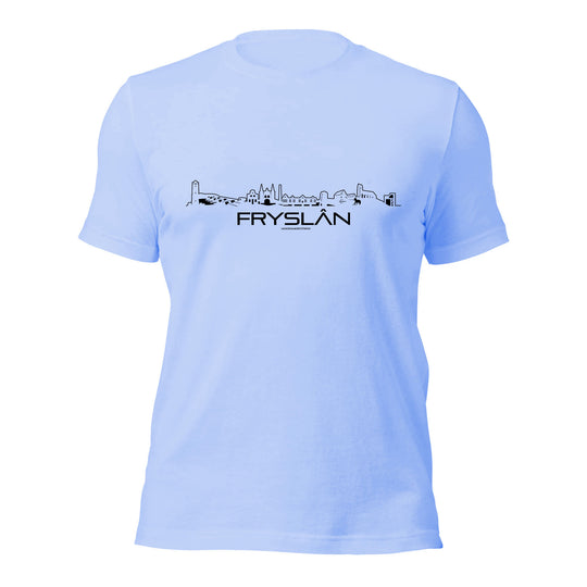 T-Shirt Fryslan cadeau voor elke citylover decoratie kleding relatiegeschenk van WoodWideCities