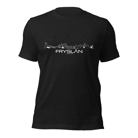 T-Shirt Fryslan cadeau voor elke citylover decoratie kleding relatiegeschenk van WoodWideCities