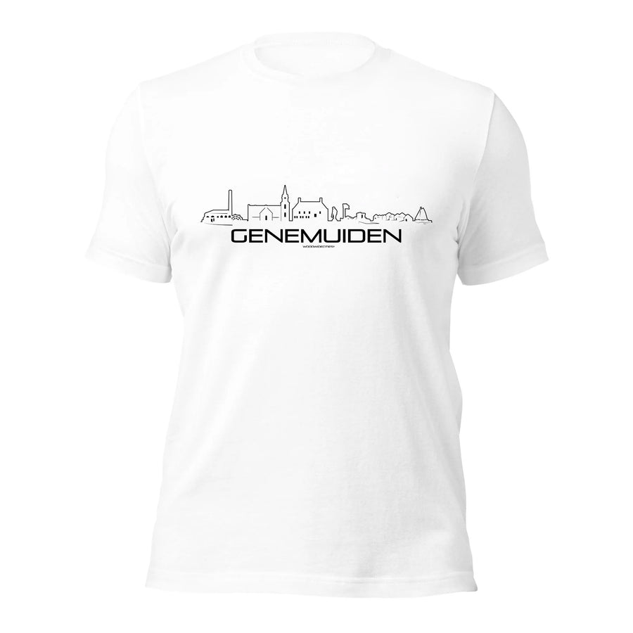 T-Shirt Genemuiden cadeau voor elke citylover decoratie kleding relatiegeschenk van WoodWideCities